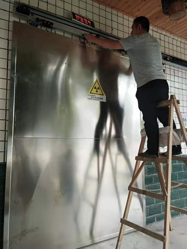 DR室射線防護(hù)工程之射線防護(hù)門安裝 DR室射線防護(hù)工程之射線防護(hù)門安裝